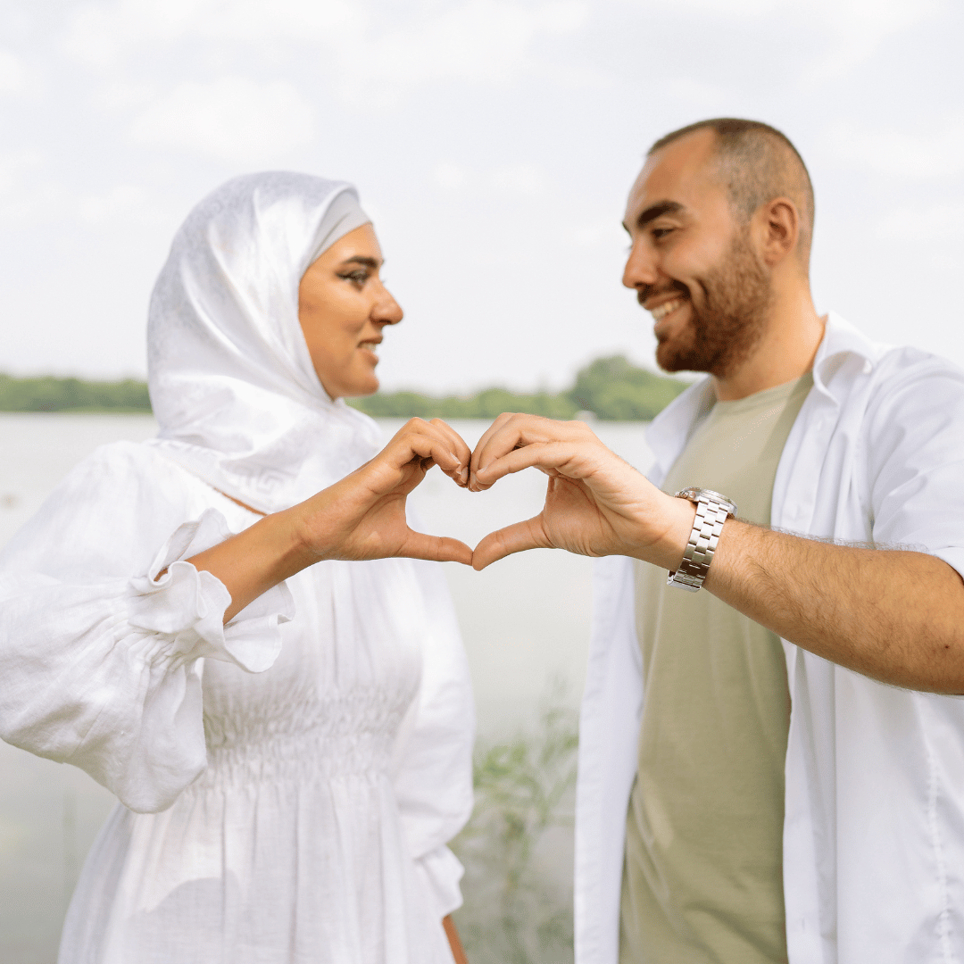 Muslim family Ibadah — replace with real photo